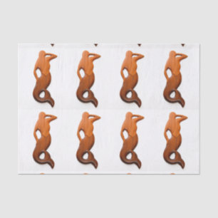 Papel De Seda sirenas de observación de bronca