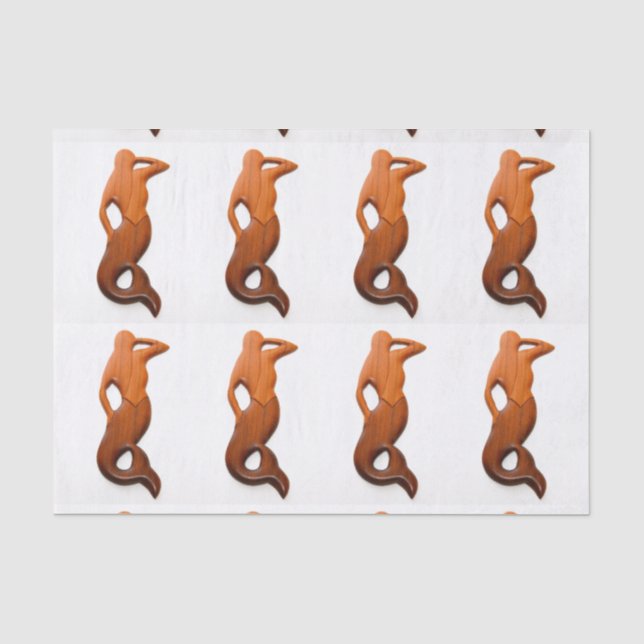 Papel De Seda sirenas de observación de bronca (Anverso)