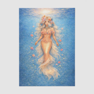 Papel De Seda Sirenas del Mar Cuerpo Completo