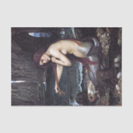 Papel De Seda Sirenita en la playa