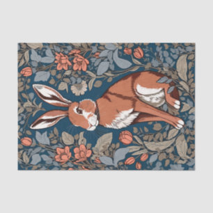 Papel De Seda Sitting Hare William Morris Inspiren Floral