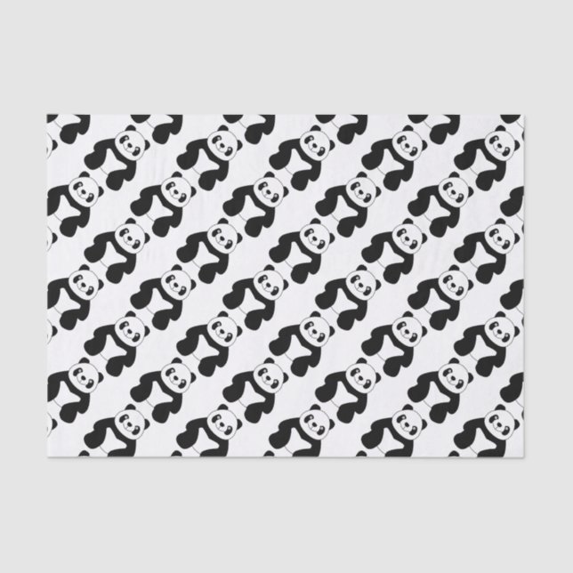 Papel De Seda Sitting panda (Anverso)
