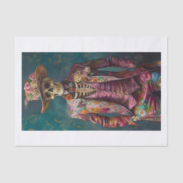 Papel De Seda Skeleton Lyfe13 (Anverso)