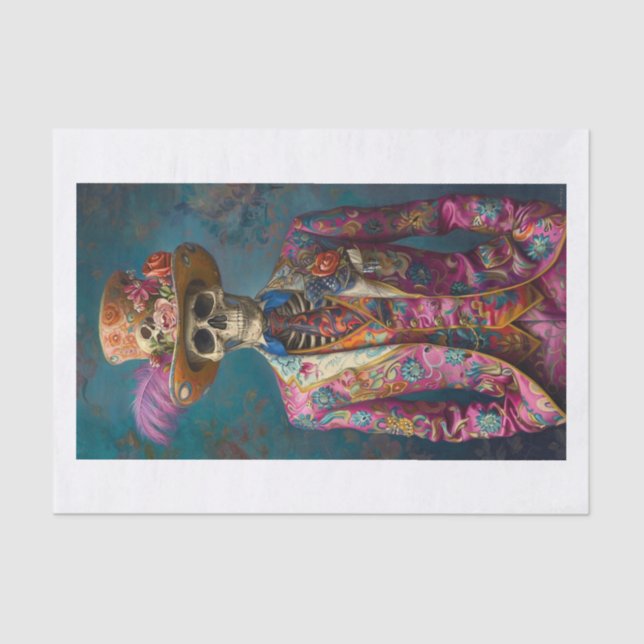 Papel De Seda Skeleton Lyfe14 (Anverso)