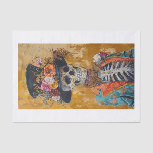 Papel De Seda Skeleton Lyfe22 (Anverso)