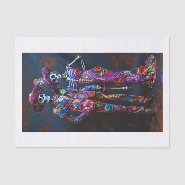 Papel De Seda Skeleton Lyfe24 (Anverso)