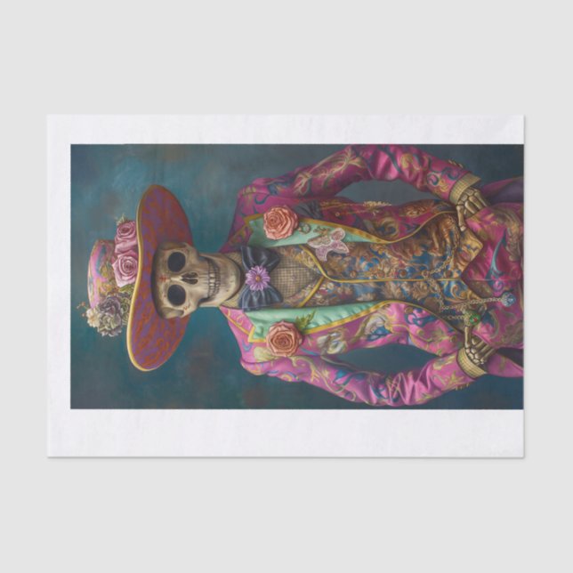 Papel De Seda Skeleton Lyfe4 (Anverso)