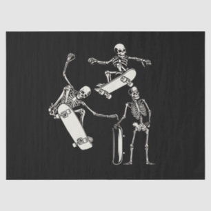 Papel De Seda Skeleton Skeleton Skeleton Halloween