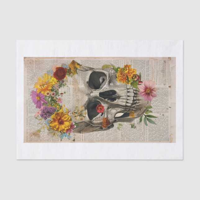 Papel De Seda Skull News4 (Anverso)