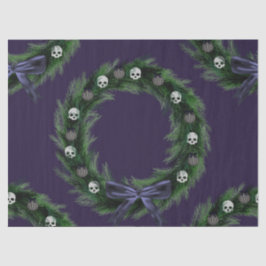 Papel De Seda Skull Wreath