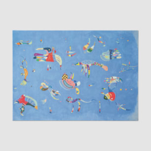 Papel De Seda Sky Blue por Wassily Kandinsky