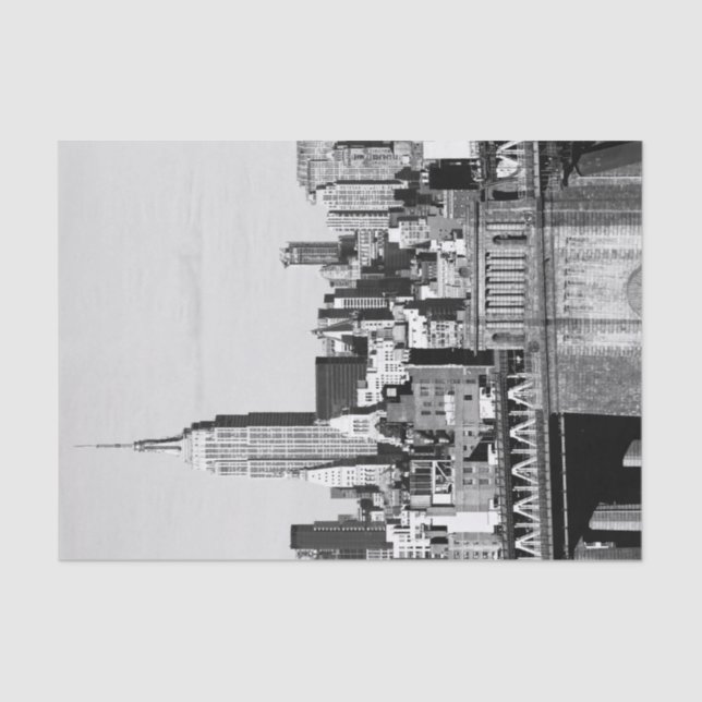 Papel De Seda Skyline II de NYC (Anverso)