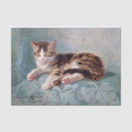 Papel De Seda Sleepy Kitten ・ Henriette Ronner-Knip (1821-1909)