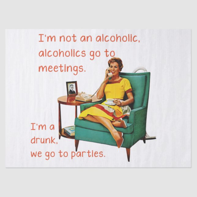 Papel De Seda SlipperyJoe socializando a la mujer de la cosecha  (Anverso)