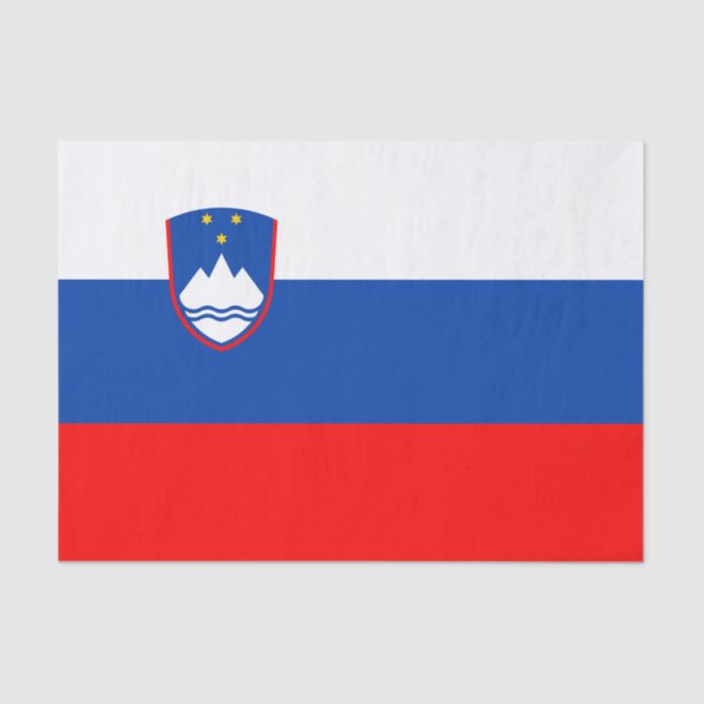 Papel De Seda Slovenia Flag (Anverso)