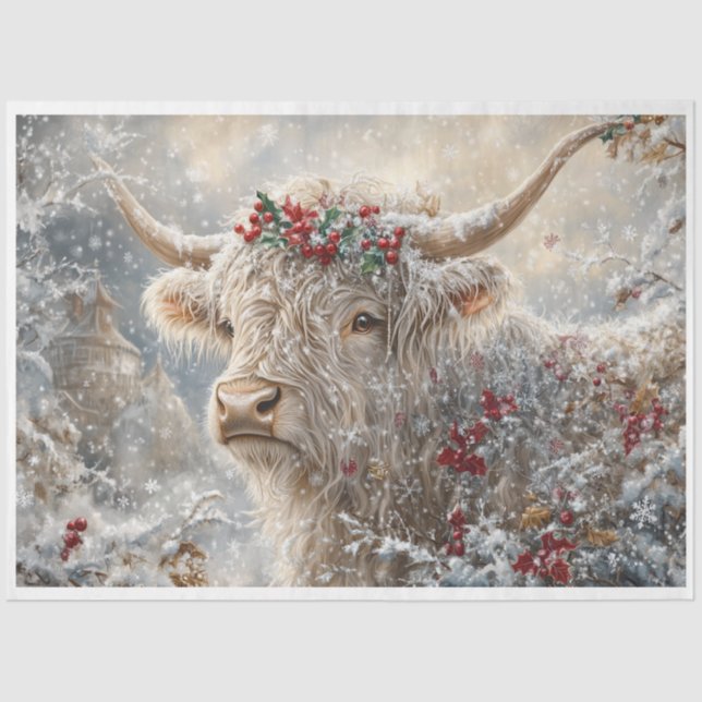 Papel De Seda Snowflake Highlander (Anverso)
