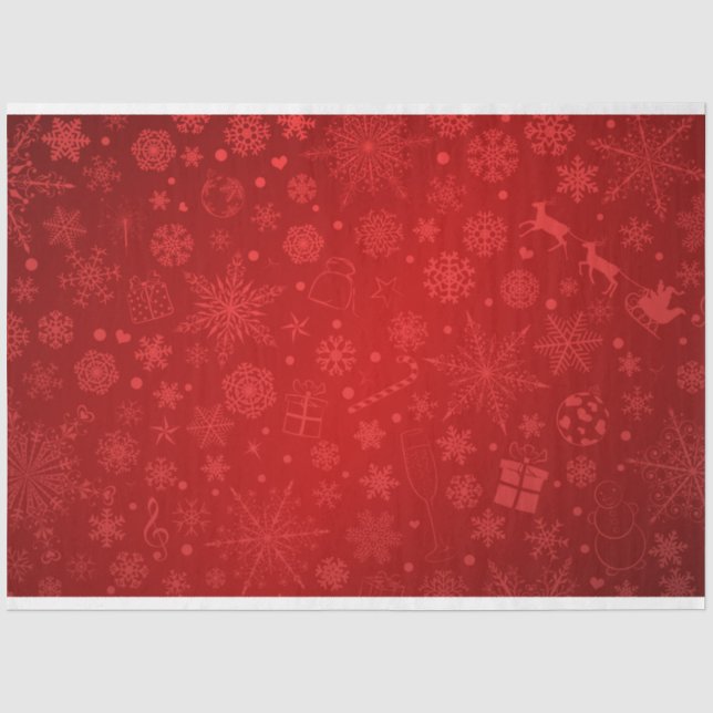 Papel De Seda Snowflake Series 15 Diseño 6 (Anverso)