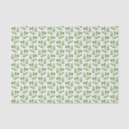Papel De Seda Snowley Navidades Toile | verde