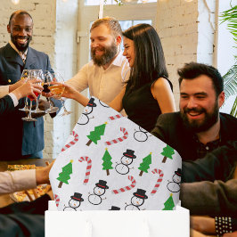 Papel De Seda Snowman Candy Cane Christmas Tree