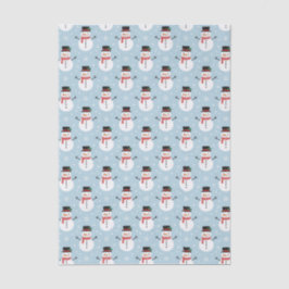 Papel De Seda Snowman pattern