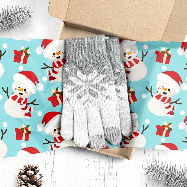 Papel De Seda Snowman Winter Wonderland (Subido por el creador)