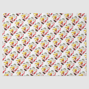 Papel De Seda Snowmen y Santa