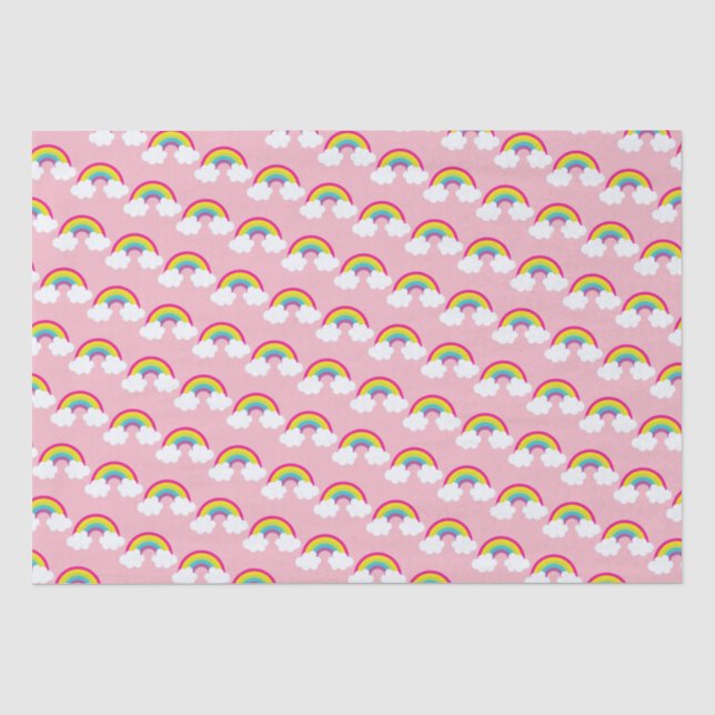 Papel De Seda Sobre el arcoiris (Anverso)