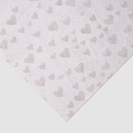Papel De Seda Soft Neutral Hearts Tissue Paper