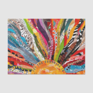 Papel De Seda Sol de Medios Mixtos