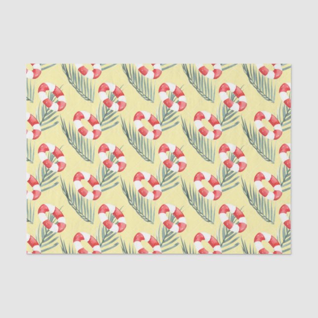 Papel De Seda Sol y diversión (Diseño 49 Serie Amarillo/Naranja) (Anverso)