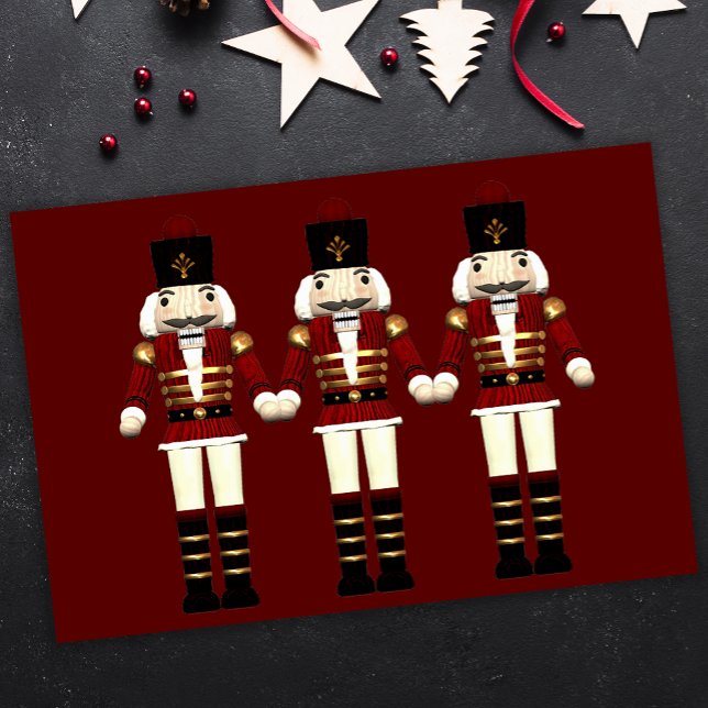 Papel De Seda Soldados de juguetes de madera Navidades de cazado (Subido por el creador)