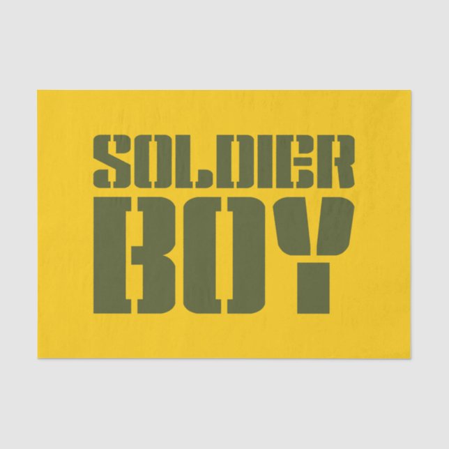 PAPEL DE SEDA SOLDIER BOY (Anverso)