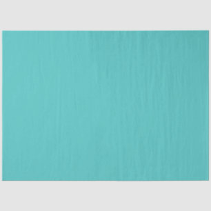 Papel De Seda Solid aqua sky turquoise