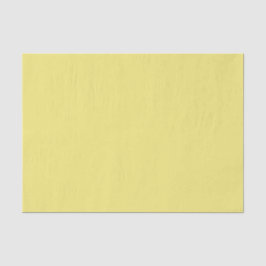 Papel De Seda Solid Light Bright Yellow Decoupage Tissue Paper