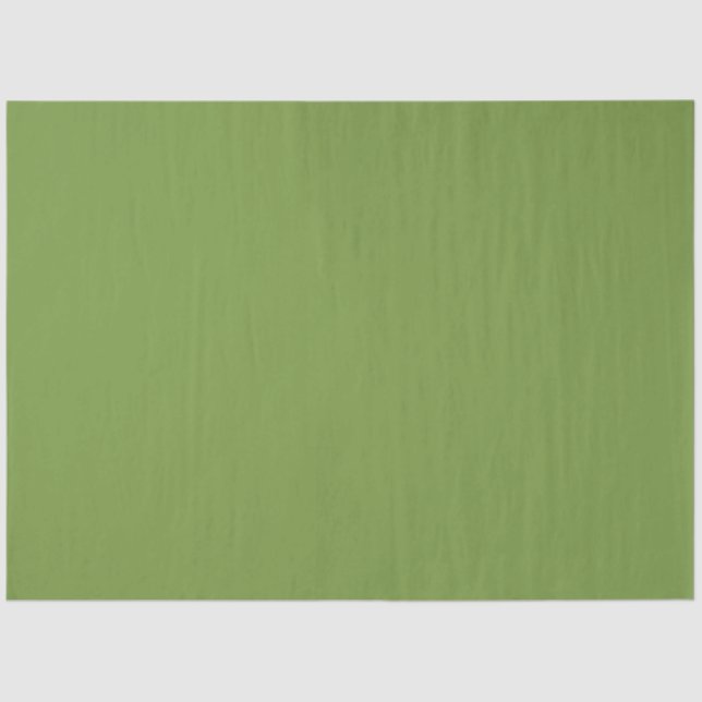 Papel De Seda Solid pepper grass green rustic (Anverso)