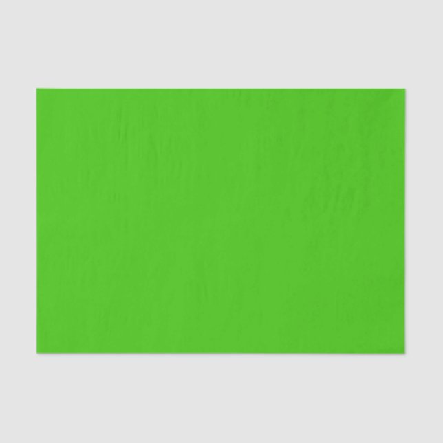 PAPEL DE SEDA SÓLIDO MARDI GRAS VERDE (Anverso)