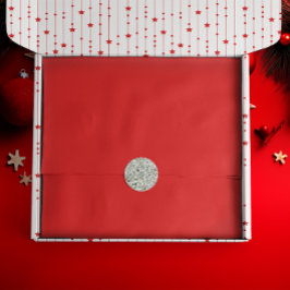 Papel De Seda Sólido rojo holgado