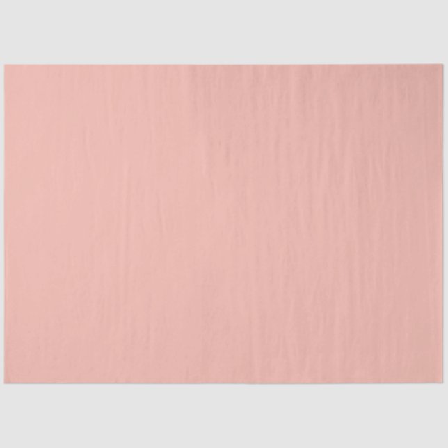 Papel De Seda Sólido salmón claro rojo pálido (Anverso)