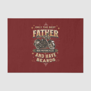 Papel De Seda Sólo Los Mejores Motocicletas De Moto De Padre, Ti