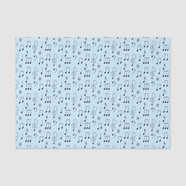 Papel De Seda Solo notado azul (Anverso)