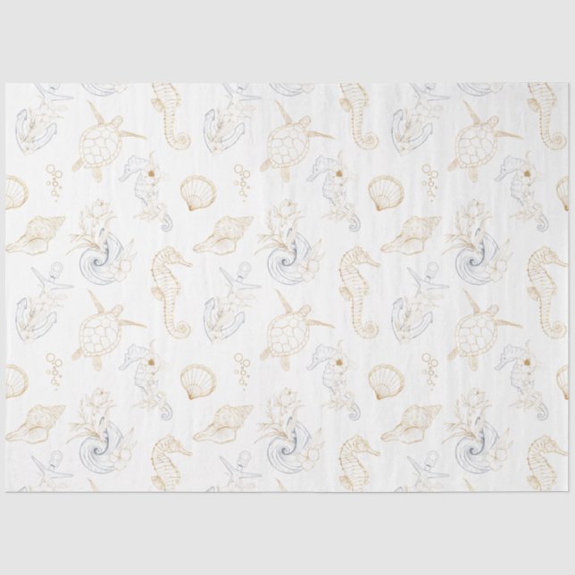 Papel De Seda Solo otro Nautical Series Design 3 (Anverso)