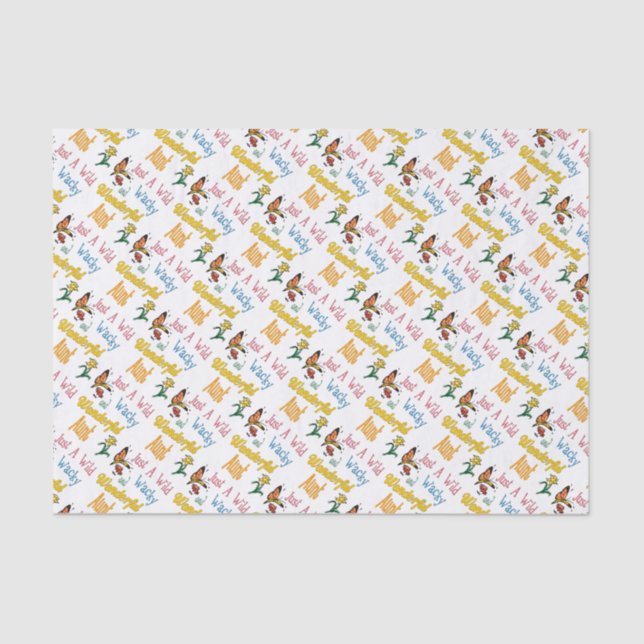 Papel De Seda Sólo una loca y maravillosa tía (Anverso)