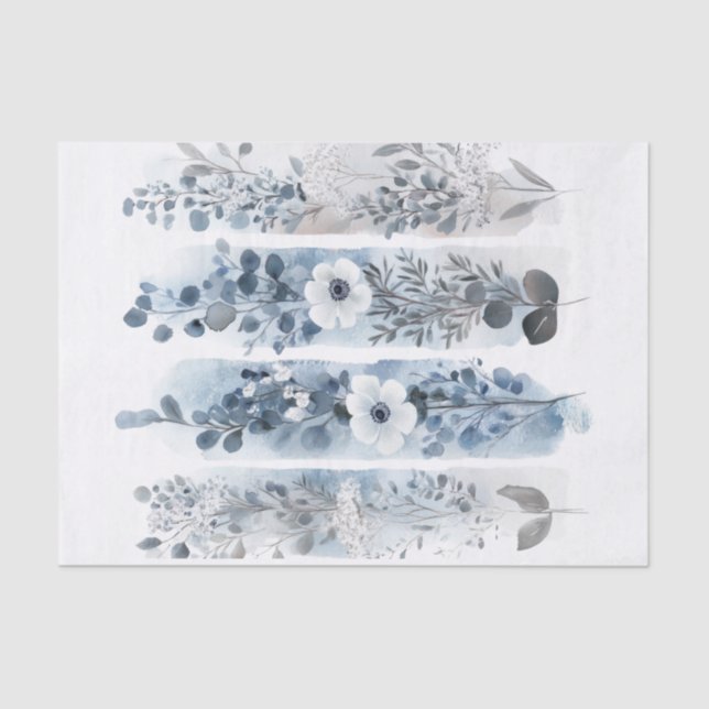 Papel De Seda Sombra de la descomposición de las flores salvajes (Anverso)