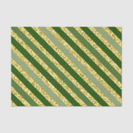 PAPEL DE SEDA SOMBRAS DE HUELLAS VERDES Y PURPURINAS DE ORO