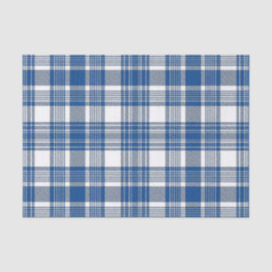 PAPEL DE SEDA SOMBRAS DE PATRÓN DE PLACA AZUL