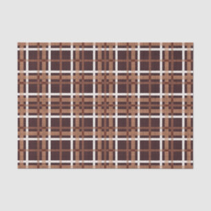 PAPEL DE SEDA SOMBRAS DE PUNTOS Y PLACAS DE POLKA MARRONES
