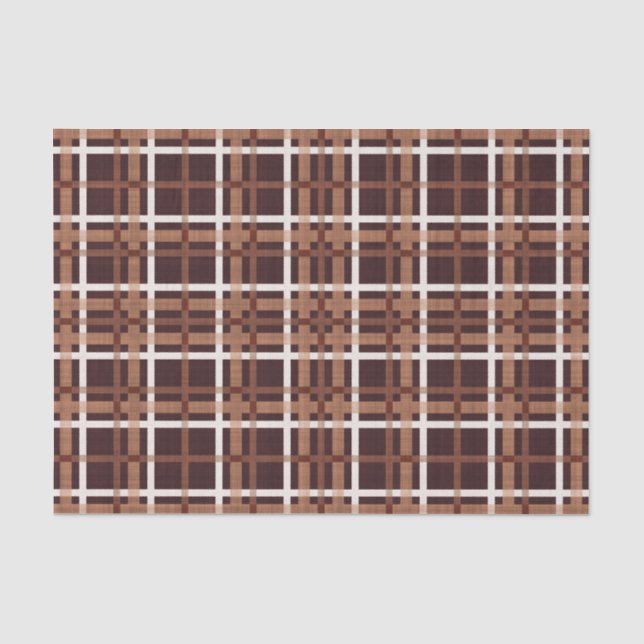 PAPEL DE SEDA SOMBRAS DE PUNTOS Y PLACAS DE POLKA MARRONES (Anverso)