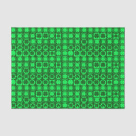 PAPEL DE SEDA SOMBRAS DE VERDE BRILLANTE VERDE CELÁTICAS