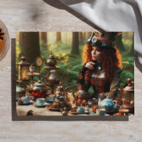 Sombrerero Loco Steampunk Vintage Dama Victoriana