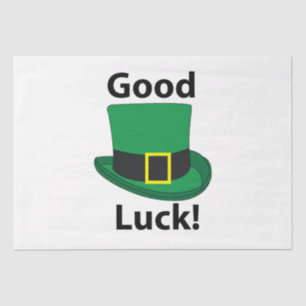 Papel De Seda Sombrero de duende Buena suerte Día de San Patrici